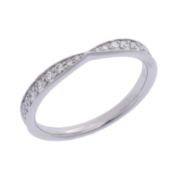 ティファニー ハーモニー ハーフエタニティ リング シルバー Pt950プラチナ レディース ジュエリー 【中古】【jewelry】