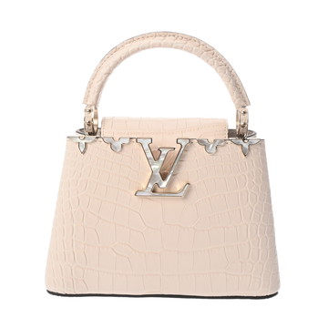 ルイ ヴィトン カプシーヌ MINI 2WAY ホワイト クロコダイル レディース バッグ 【中古】【bag】