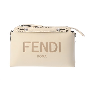 フェンディ バイザウェイ ミディアム ホワイト 8BL146 AC9L 12085-209 レザー レディース バッグ 【中古】【bag】