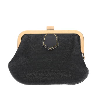 ルイ ヴィトン スハリ ポルトモネ スープル ノワール M91867 レザー ユニセックス 財布 【中古】【purse】