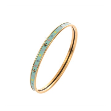 エルメス ユニ マルチカラー/ゴールド金具 エナメル ユニセックス ジュエリー 【中古】【jewelry】