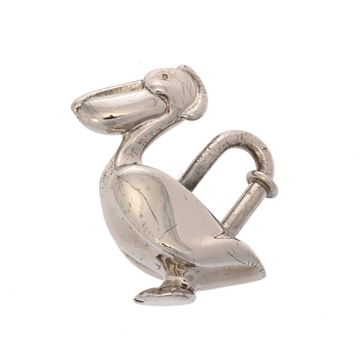 エルメス カデナ ペリカン 1992年限定 シルバー メタル ユニセックス 【中古】【other】