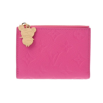 ルイ ヴィトン モノグラム ポルトフォイユ リサ カワイイピンク M14087 モノグラムキャンバス レディース 財布 【中古】【purse】