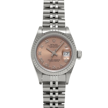 ロレックス デイトジャスト 69174 ピンク レディース 時計 【中古】【wristwatch】