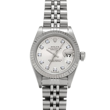 ロレックス デイトジャスト 69174G シルバー/ダイヤモンド レディース 時計 【中古】【wristwatch】