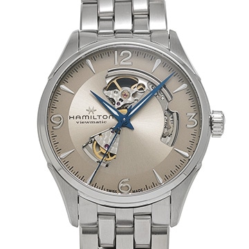 ハミルトン ジャズマスター オープンハート H327050 シルバー メンズ 時計 【中古】【wristwatch】