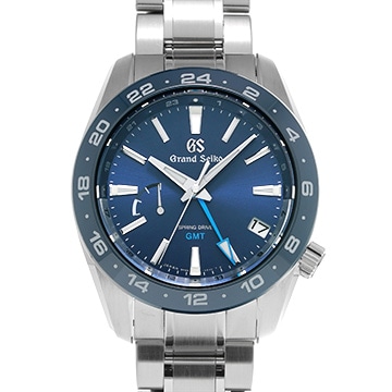 グランドセイコー スポーツコレクション スプリングドライブ GMT SBGE255 ブルー メンズ 時計 【中古】【wristwatch】