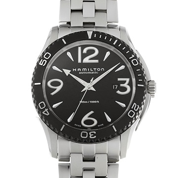 ハミルトン ジャズマスター シービュー H377150 ブラック メンズ 時計 【中古】【wristwatch】