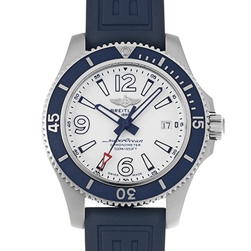 ブライトリング スーパーオーシャン オートマチック 42 A17366D81A1S1 ホワイト メンズ 時計 【中古】【wristwatch】