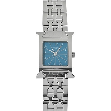 エルメス Hウォッチ HH1.210 ブルー レディース 時計 【中古】【wristwatch】