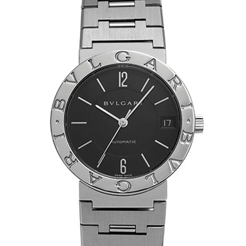 ブルガリ ブルガリブルガリ BB33SS AUTO ブラック ユニセックス 時計 【中古】【wristwatch】