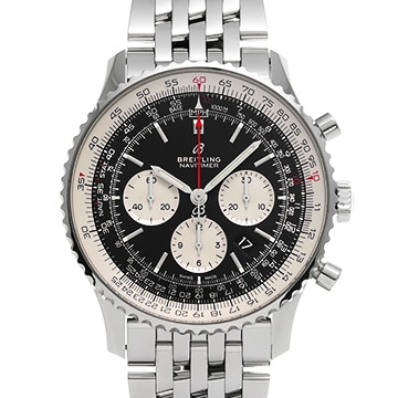 ブライトリング ナビタイマー B01 クロノグラフ 46 AB0127211B1A1 ブラック/シルバー メンズ 時計 【中古】【wristwatch】