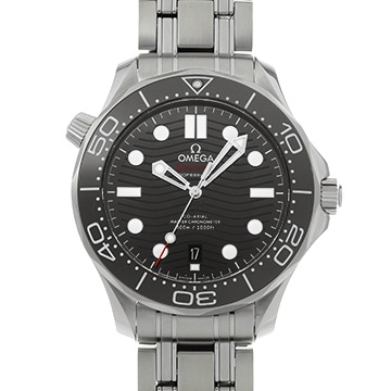 オメガ シーマスター ダイバー300 コーアクシャル マスタークロノメーター 210.30.42.20.01.001 ブラック メンズ 時計 【中古】【wristwatch】