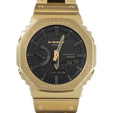 カシオ G-SHOCK 2100シリーズ フルメタル GM-B2100GD-9AJF ブラック メンズ 時計 【中古】【wristwatch】