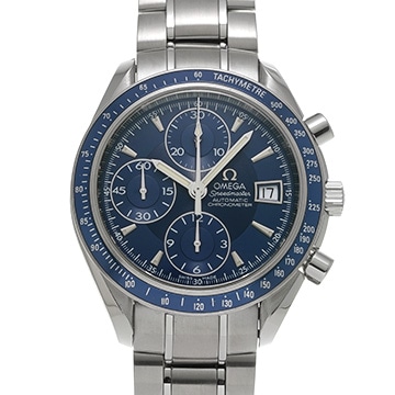 オメガ スピードマスター デイト 3212.80 ブルー メンズ 時計 【中古】【wristwatch】