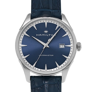ハミルトン ジャズマスター H32451641 ブルー メンズ 時計 【中古】【wristwatch】