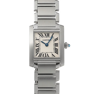 カルティエ タンクフランセーズ SM　 W51008Q3 シルバー レディース 時計 【中古】【wristwatch】