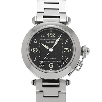 カルティエ パシャC W31043M7 ブラック ユニセックス 時計 【中古】【wristwatch】