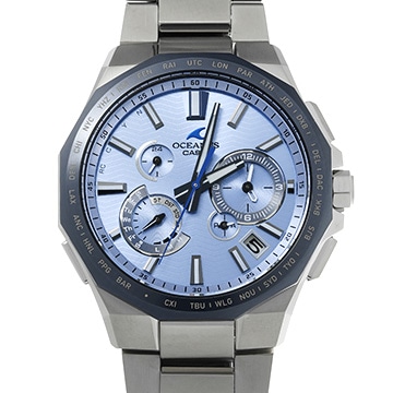 カシオ オシアナス 20周年記念 限定1000本 クラシックライン OCW-T6000BV-2AJR ブルー メンズ 時計 【中古】【wristwatch】