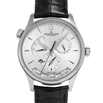 ジャガー ルクルト マスタージオグラフィーク Q1428421 シルバー メンズ 時計 【中古】【wristwatch】