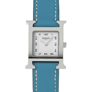 エルメス Hウォッチ HH1.210 ブルー レディース 時計 【中古】【wristwatch】