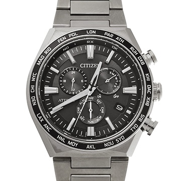 シチズン アテッサ ACT Line エコ・ドライブ CB5966-69E ブラック メンズ 時計 【中古】【wristwatch】