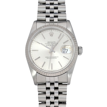 ロレックス デイトジャスト 16234 シルバー メンズ 時計 【中古】【wristwatch】