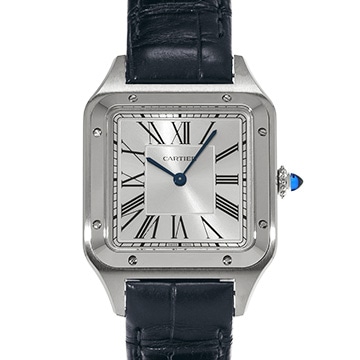 カルティエ サントスデュモン WSSA0085 シルバー メンズ 時計 【中古】【wristwatch】