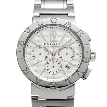 ブルガリ ブルガリブルガリ クロノグラフ BB42SSCH シルバー メンズ 時計 【中古】【wristwatch】