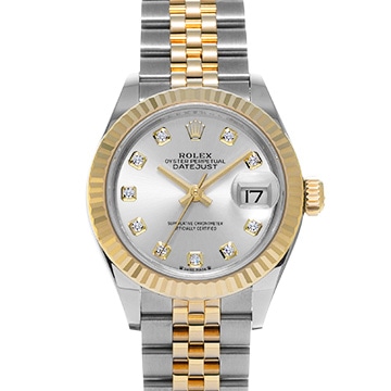 ロレックス レディ デイトジャスト 28 279173G シルバー/ダイヤモンド レディース 時計 【中古】【wristwatch】