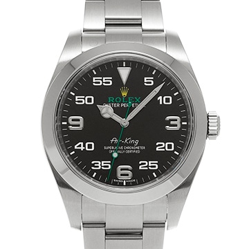 ロレックス エアキング 116900 ブラック メンズ 時計 【中古】【wristwatch】