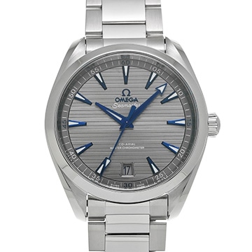 オメガ シーマスター アクアテラ コーアクシャル マスタークロノメーター 220.10.41.21.06.001 グレー メンズ 時計 【中古】【wristwatch】