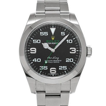 ロレックス エアキング 116900 ブラック メンズ 時計 【中古】【wristwatch】