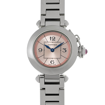 カルティエ ミスパシャ W3140008 ピンク レディース 時計 【中古】【wristwatch】