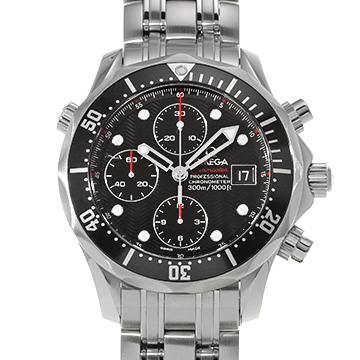 オメガ シーマスター ダイバー300 クロノグラフ 213.30.42.40.01.001 ブラック メンズ 時計 【中古】【wristwatch】