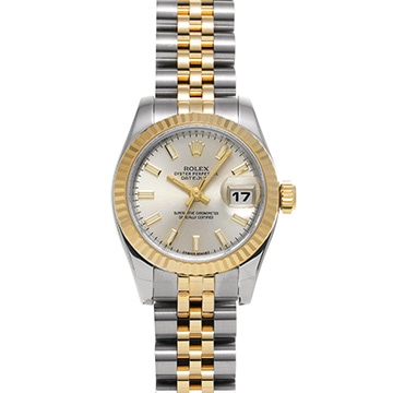 ロレックス デイトジャスト 179173 シルバー レディース 時計 【中古】【wristwatch】