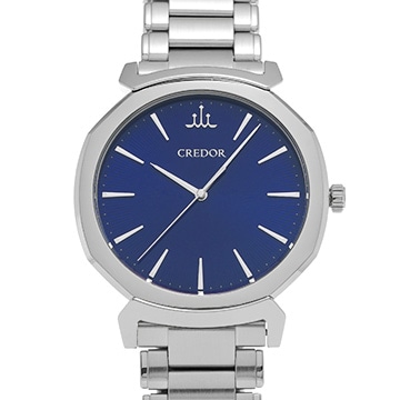 セイコー クレドール リネアルクス GCAR977 ブルー/ダイヤモンド メンズ 時計 【中古】【wristwatch】