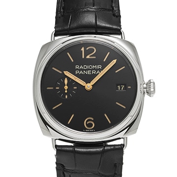 パネライ ラジオミール クアランタ PAM01294 ブラック メンズ 時計 【中古】【wristwatch】