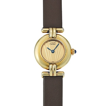 カルティエ マスト コリゼ  ヴェルメイユ SM 590002 シャンパン レディース 時計 【中古】【wristwatch】