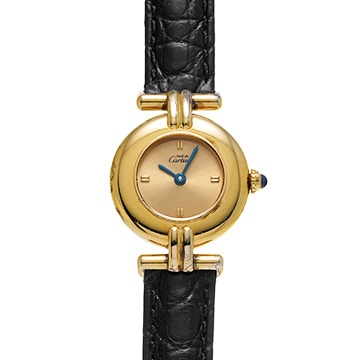 カルティエ マスト コリゼ W1008554 シャンパン レディース 時計 【中古】【wristwatch】