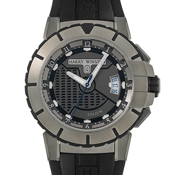 ハリー ウィンストン オーシャン スポーツ オートマティック OCSAHD44ZZ001 グレー メンズ 時計 【中古】【wristwatch】
