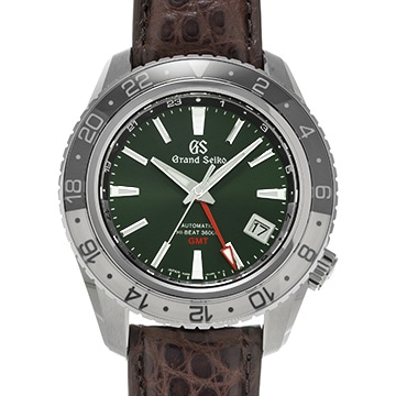 グランドセイコー スポーツコレクション メカニカル ハイビート36000 GMT SBGJ239 グリーン メンズ 時計 【中古】【wristwatch】