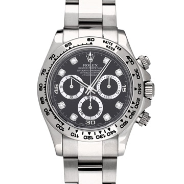 ロレックス コスモグラフ デイトナ 116509G ブラック/ダイヤモンド メンズ 時計 【中古】【wristwatch】