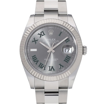 ロレックス デイトジャスト 41 126334 スレート メンズ 時計 【中古】【wristwatch】