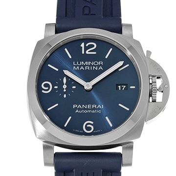 パネライ ルミノールマリーナ 44MM PAM01313 ブルー メンズ 時計 【中古】【wristwatch】