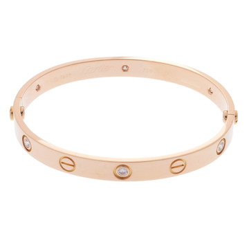 カルティエ ラブブレスレット #17 6PD ゴールド K18イエローゴールド YG レディース ジュエリー 【中古】【jewelry】