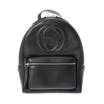 グッチ ソーホー バックパック ブラック 536192 498879 レザー ユニセックス バッグ 【中古】【bag】
