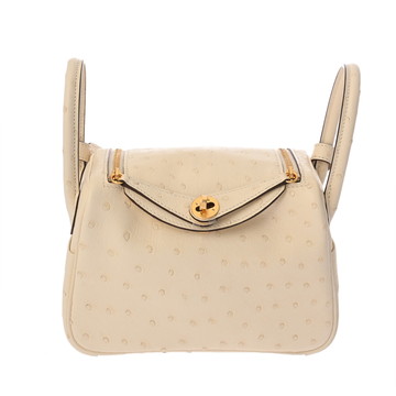 エルメス リンディ ミニ 2 ナタ オーストリッチ レディース バッグ 【未使用】【bag】