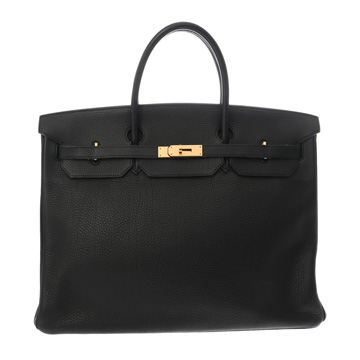 エルメス バーキン 40 ブラック トゴ ユニセックス バッグ 【中古】【bag】
