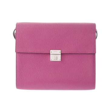 エルメス クリック16 2WAY ローズパープル シェーブル レディース バッグ 【中古】【bag】